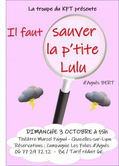 Affiche petite lulu 3 octobre 2